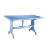 میز مستطیل پلاستیکی مدل 924 آبی روشن