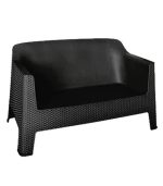 کاناپه پلاستیکی دو نفره حصیربافت ناصر پلاستیک مدل 892 - Image 2