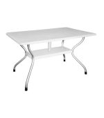میز مستطیل پلاستیکی مدل 921 سفید