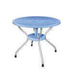 میز گرد پلاستیکی مدل 922 آبی