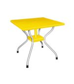 میز مربع پلاستیکی مدل 923 زرد