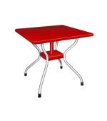 میز مربع پلاستیکی مدل 923 قرمز