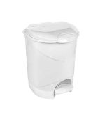 سطل پلاستیکی مدل 2440 سفید 2