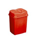 سطل پلاستیکی مدل 2720 سبزآبی قرمز